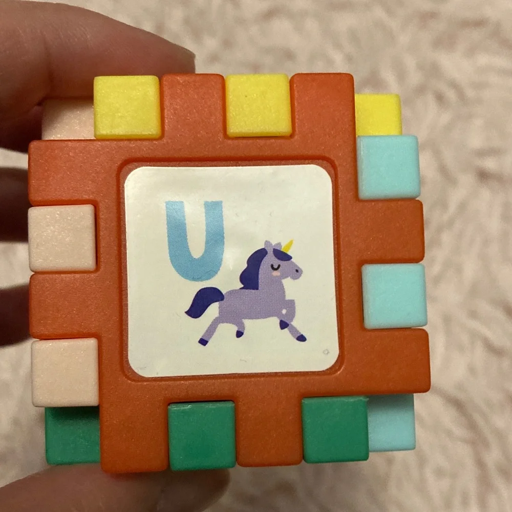 9 learning cubes for baby